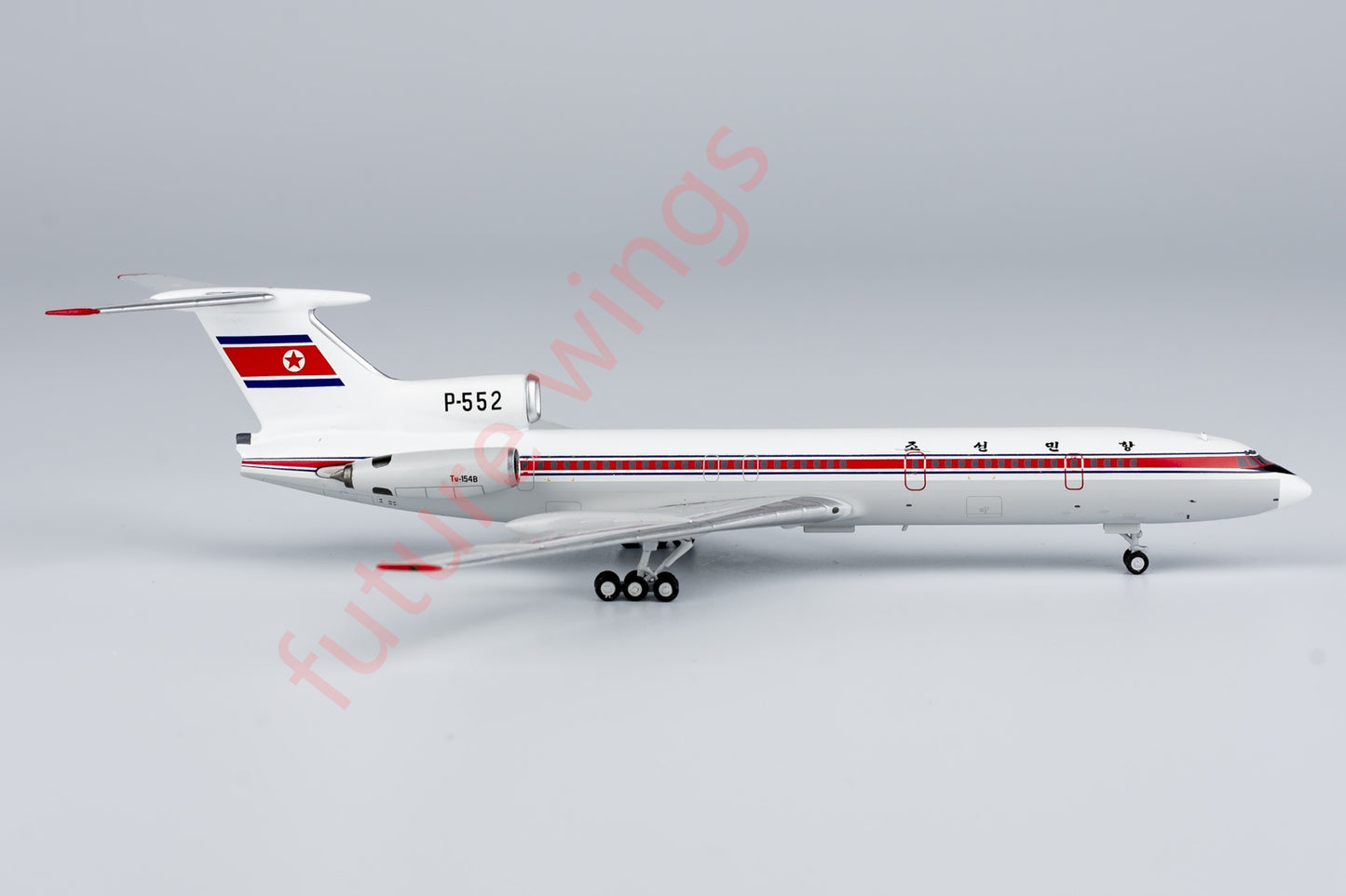 1:400 NG Models NG54011 Air Koryo Tupolev TU-154B P-552 Aircraft Model+Free Tractor