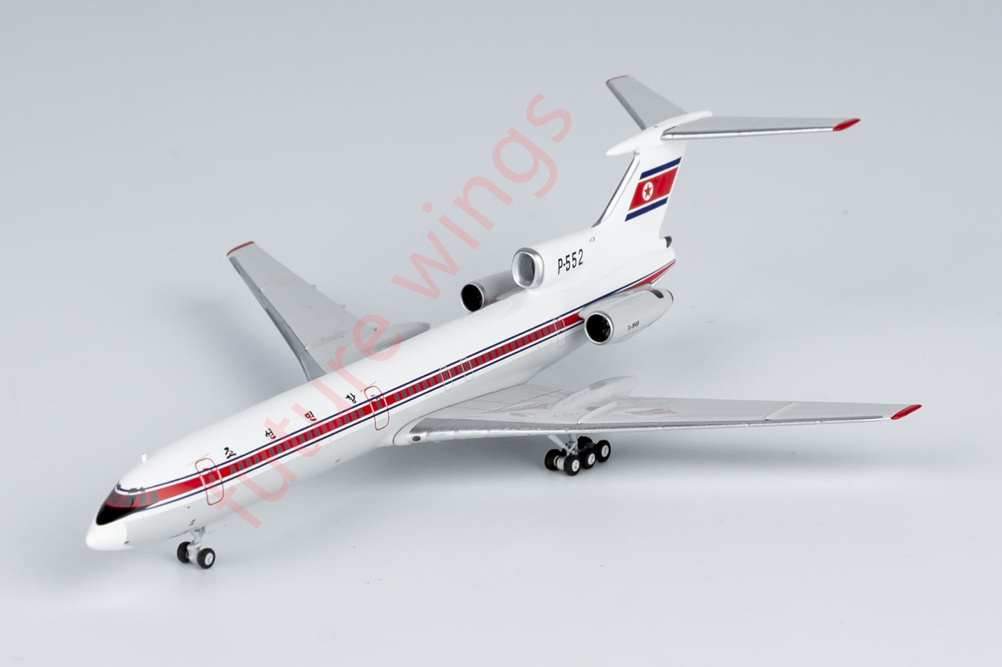 1:400 NG Models NG54011 Air Koryo Tupolev TU-154B P-552 Aircraft Model+Free Tractor