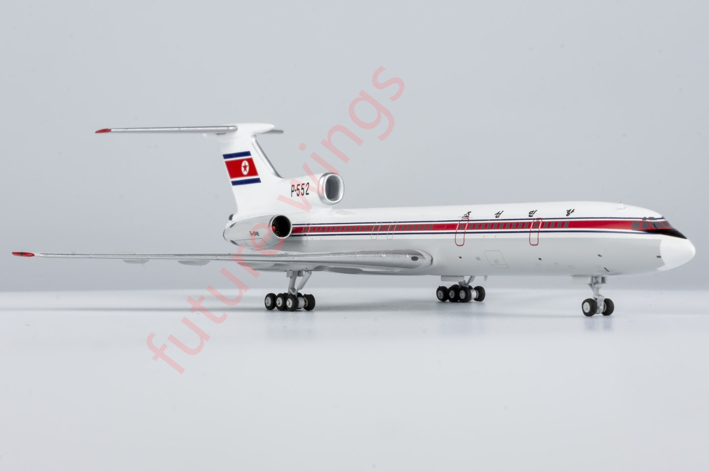 1:400 NG Models NG54011 Air Koryo Tupolev TU-154B P-552 Aircraft Model+Free Tractor