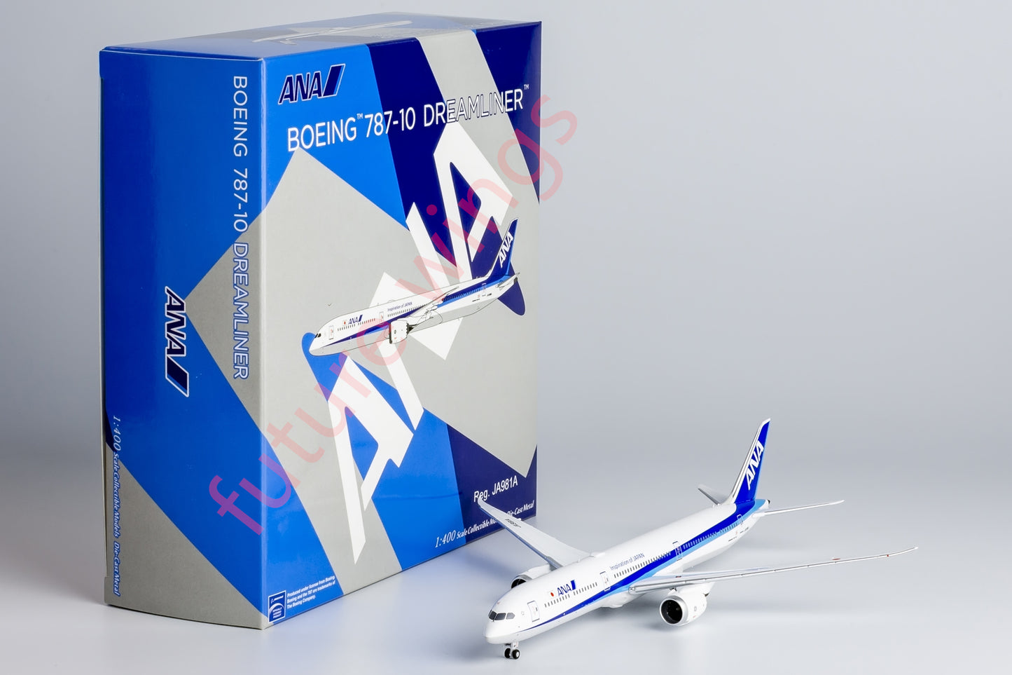 1:400 NG Models NG56029 ANA B787-10 JA981A Aircraft Model+Free Tractor