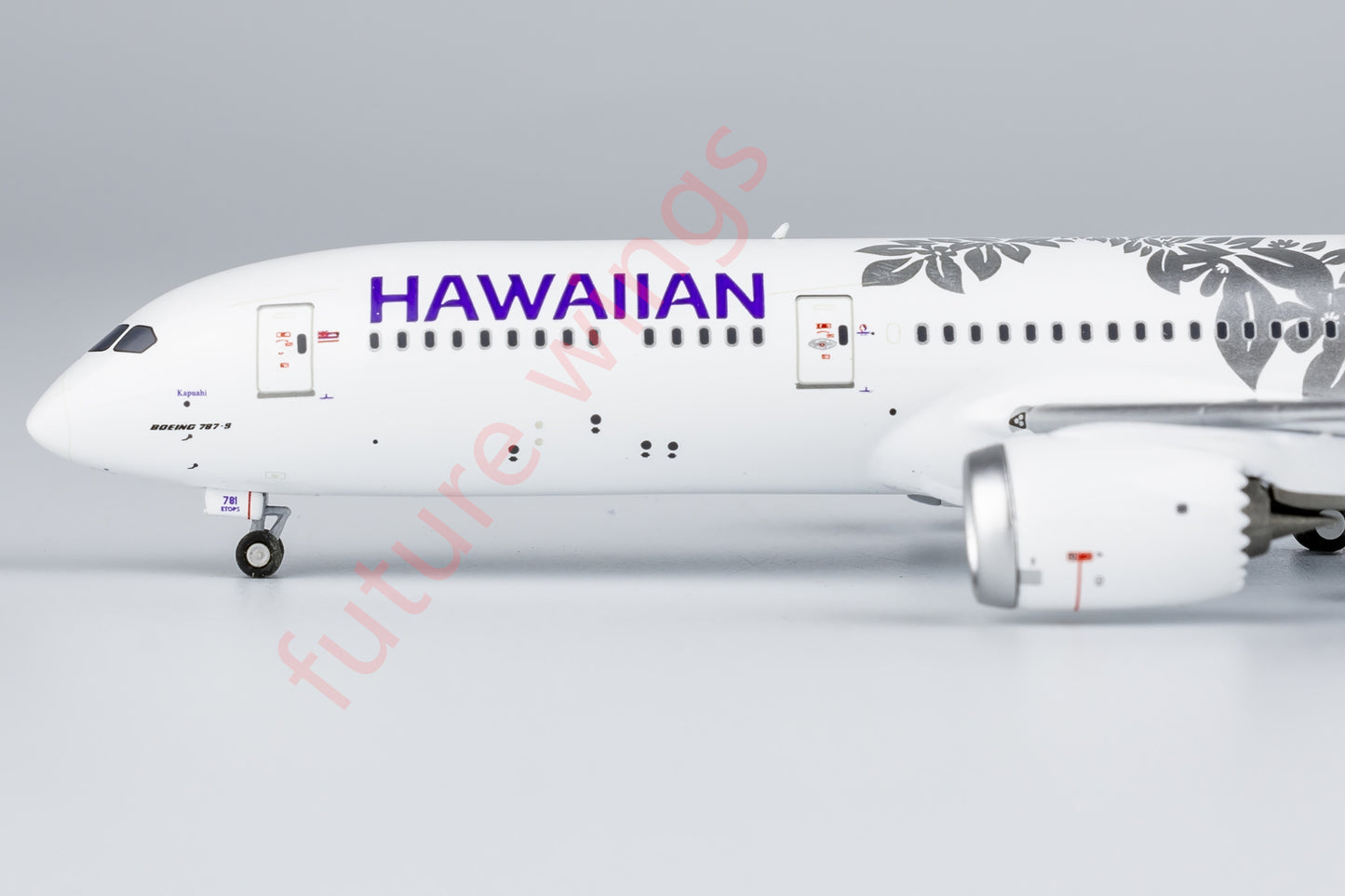 1:400 NG Models NG55128 Hawaiian Airlines B787-9 N781HA Aircraft Model+Free Tractor