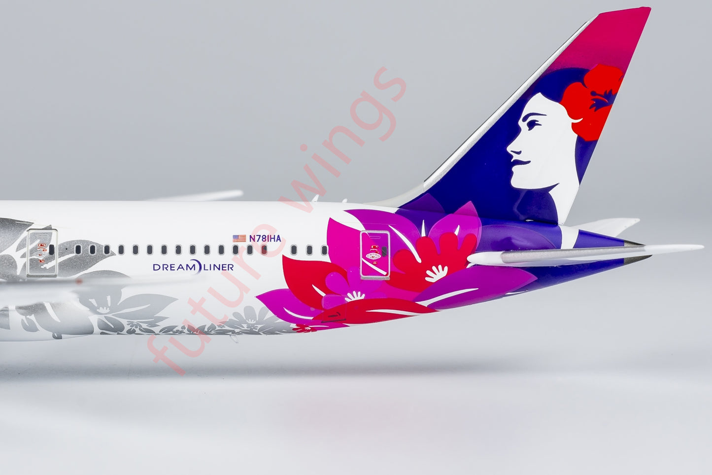 1:400 NG Models NG55128 Hawaiian Airlines B787-9 N781HA Aircraft Model+Free Tractor