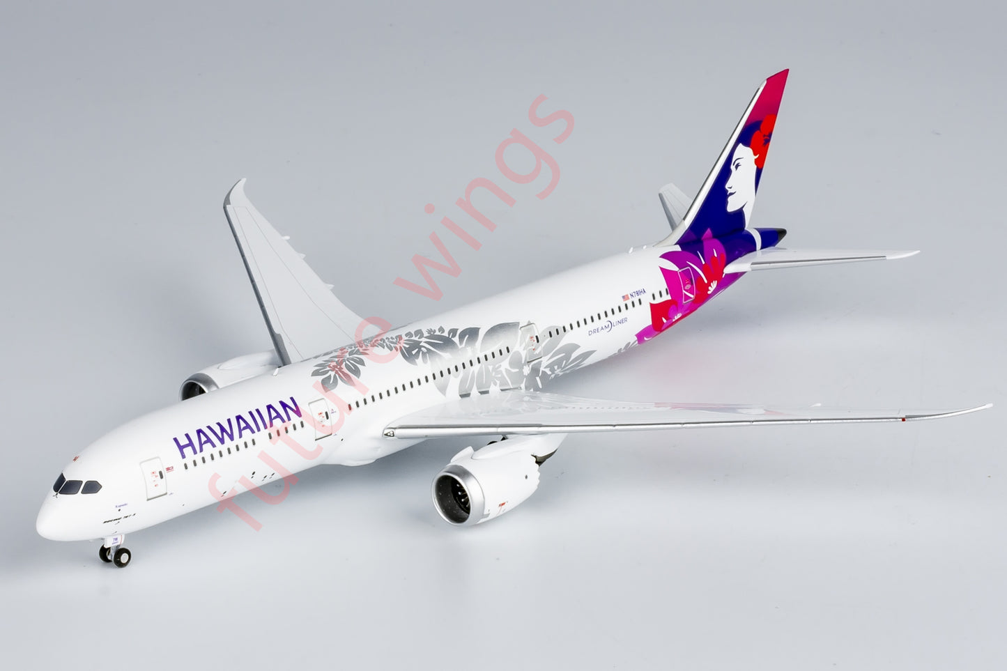 1:400 NG Models NG55128 Hawaiian Airlines B787-9 N781HA Aircraft Model+Free Tractor