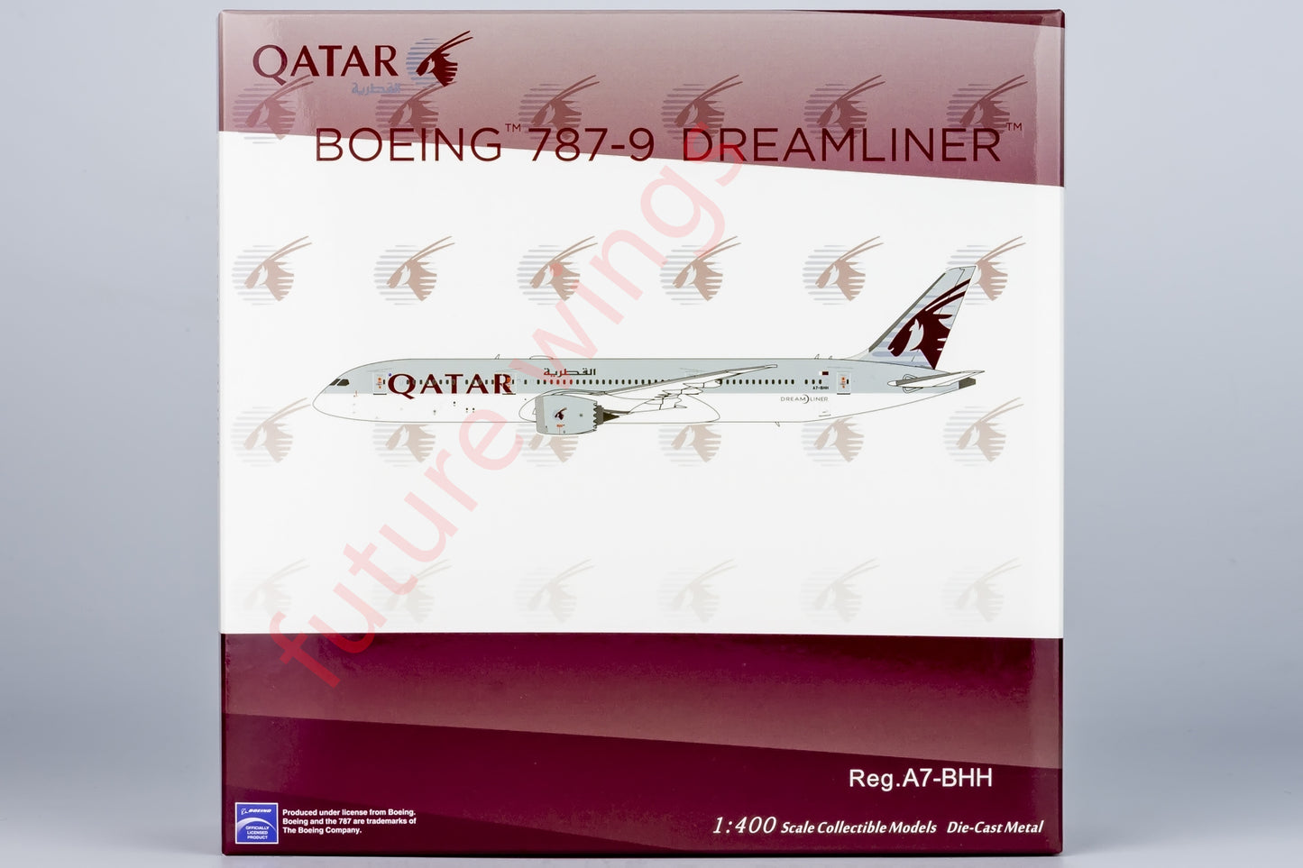 1:400 NG Models NG55106 Qatar Airways B787-9 A7-BHH Aircraft Model+Free Tractor