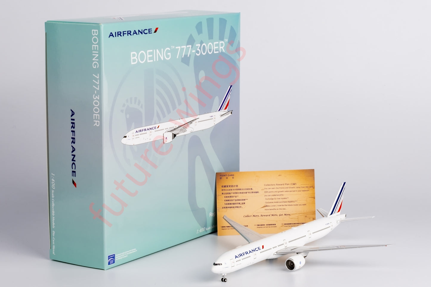 1:400 NG Models NG73055 Air France B777-300ER F-GSQG Aircraft Model+Free Tractor