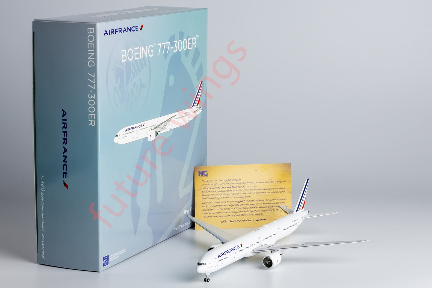 1:400 NG Models NG73053 Air France B777-300ER F-GZNA Aircraft Model+Free Tractor