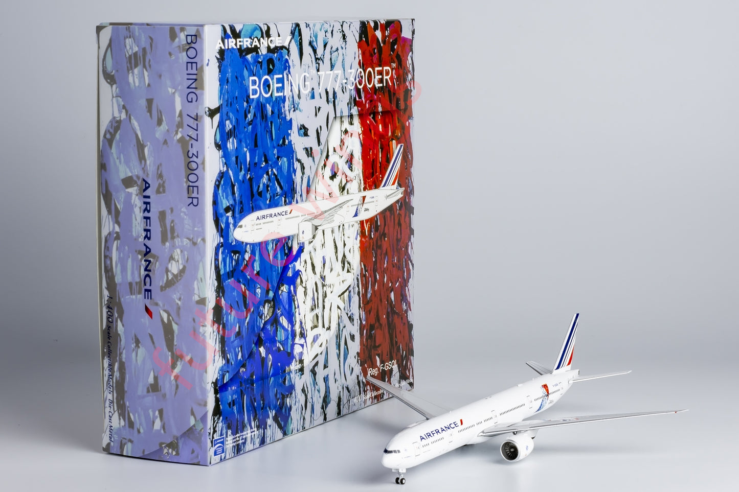 1:400 NG Models NG73052 Air France B777-300ER F-GSQI Aircraft Model+Free Tractor