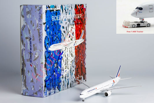 1:400 NG Models NG73052 Air France B777-300ER F-GSQI Aircraft Model+Free Tractor