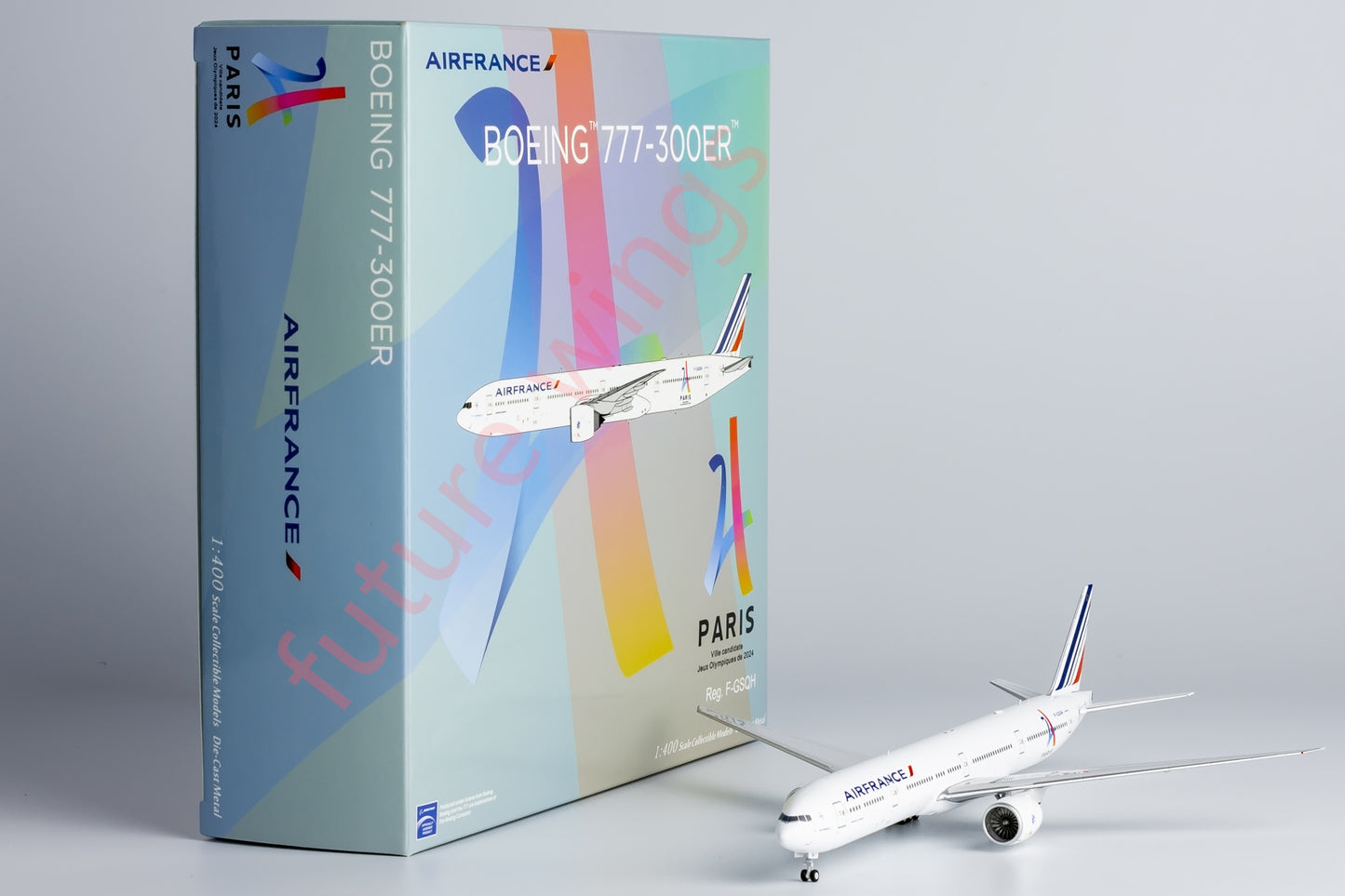 1:400 NG Models NG73051 Air France B777-300ER F-GSQH Aircraft Model+Free Tractor