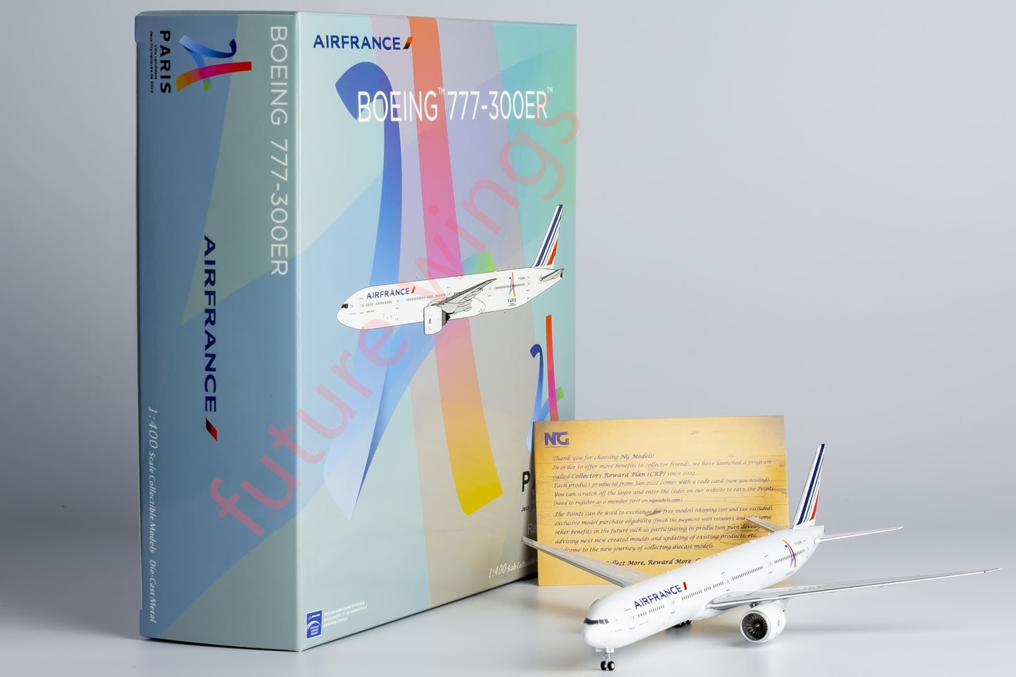 1:400 NG Models NG73051 Air France B777-300ER F-GSQH Aircraft Model+Free Tractor