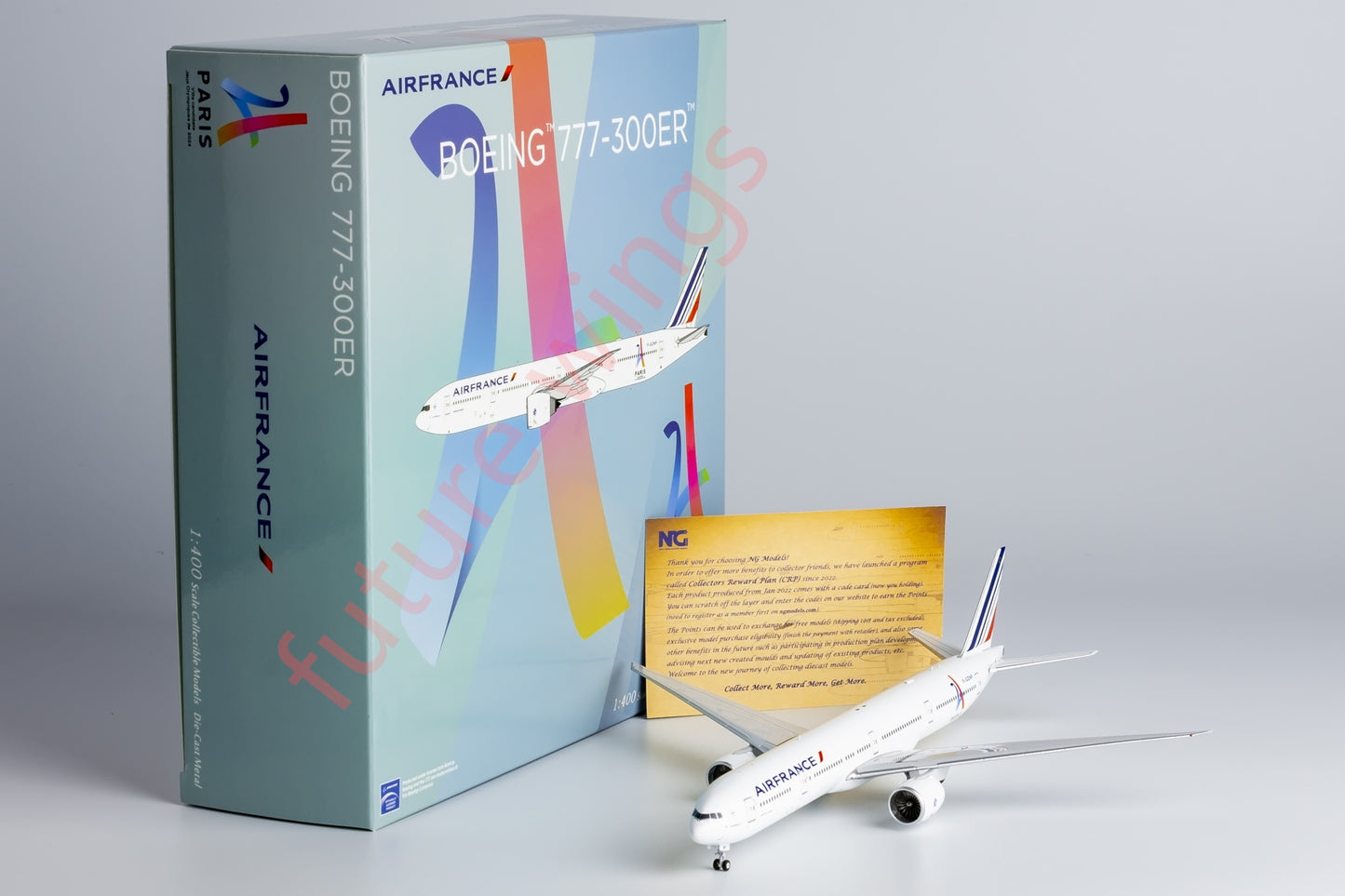 1:400 NG Models NG73050 Air France B777-300ER F-GZNP Aircraft Model+Free Tractor