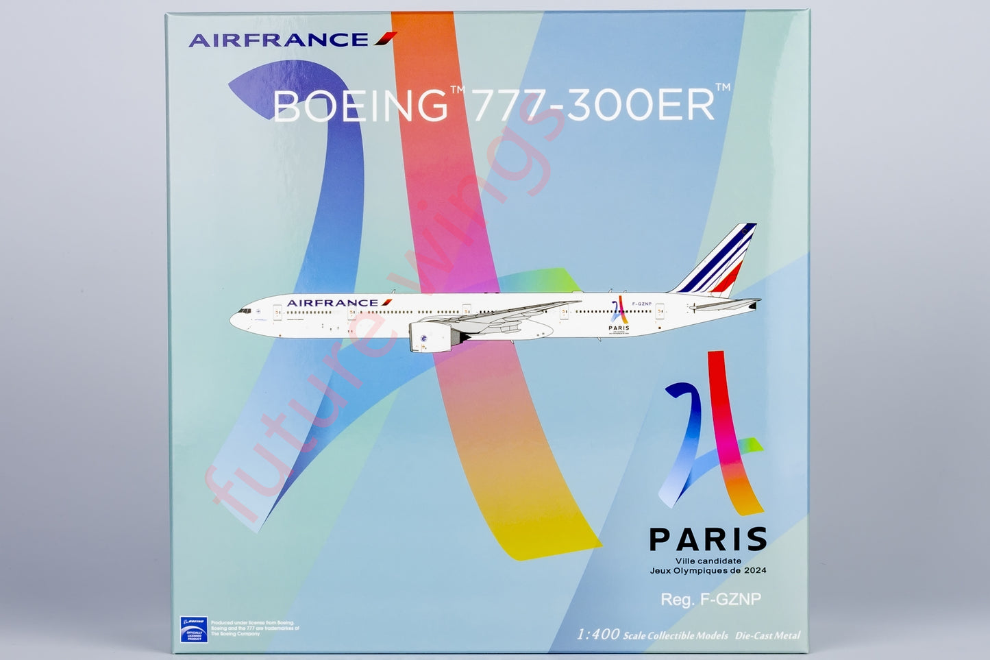 1:400 NG Models NG73050 Air France B777-300ER F-GZNP Aircraft Model+Free Tractor