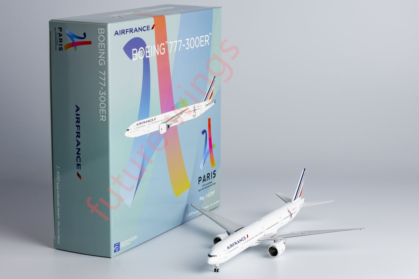 1:400 NG Models NG73050 Air France B777-300ER F-GZNP Aircraft Model+Free Tractor