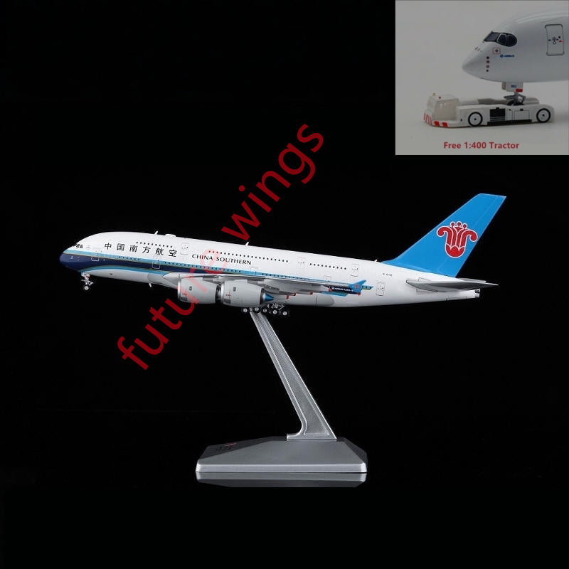 1:400 HX Models China Southern Airlines A380 B-6136 B-6137 B-6138 B-6139 B-6140+Tractor