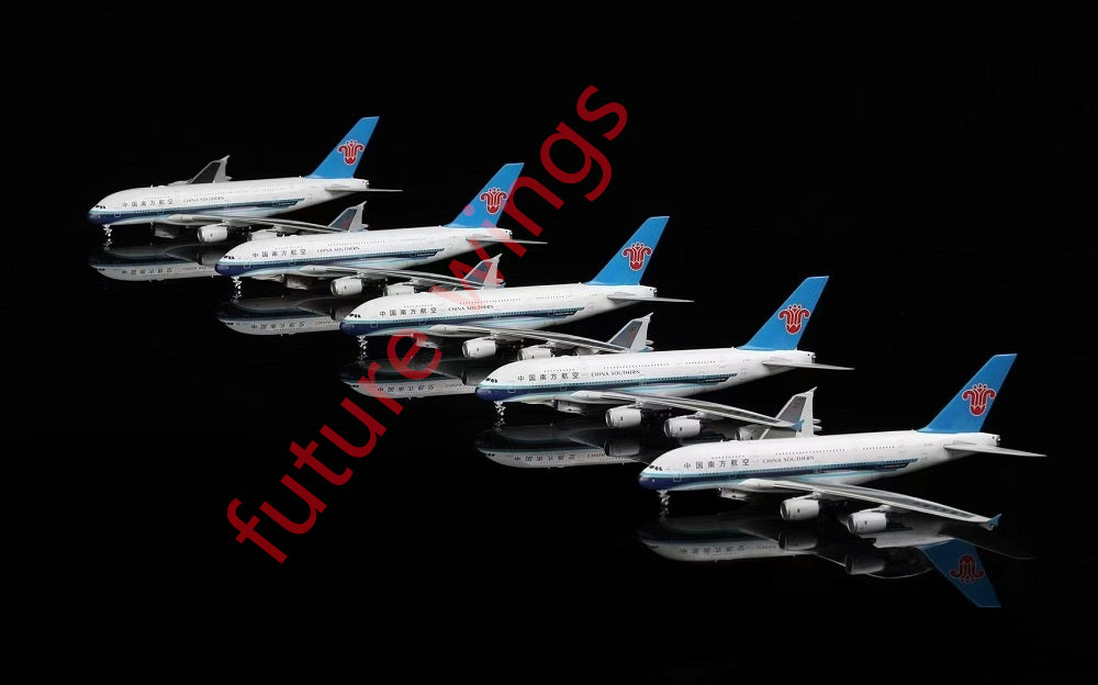 1:400 HX Models China Southern Airlines A380 B-6136 B-6137 B-6138 B-6139 B-6140+Tractor