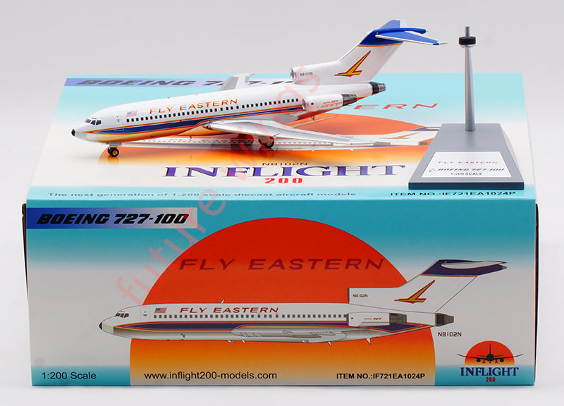 1:200 InFlight200 Fly Eastern B727-100 N8102N Aircraft Model With Stand