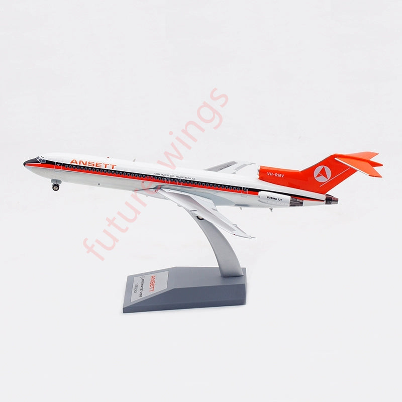 1:200 InFlight200 Ansett B727-200 VH-RMV Aircraft Model With Stand