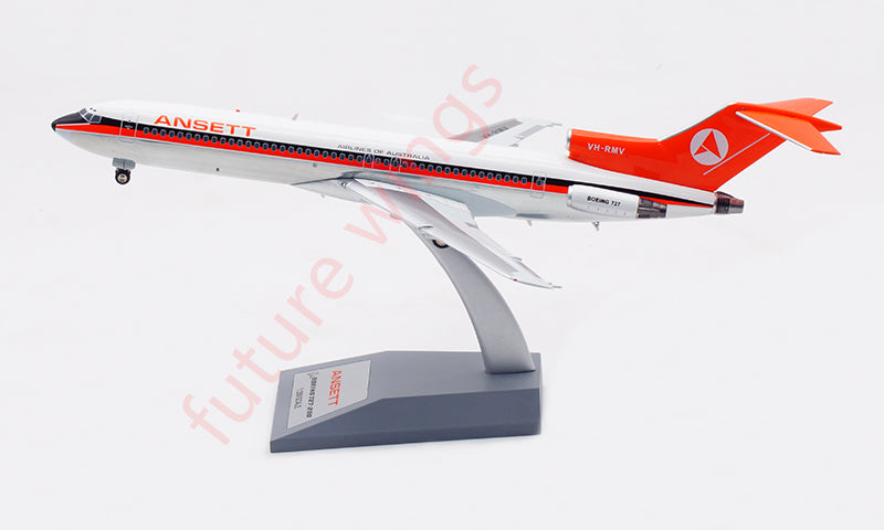 1:200 InFlight200 Ansett B727-200 VH-RMV Aircraft Model With Stand