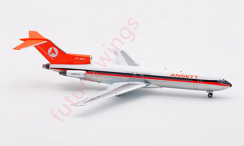 1:200 InFlight200 Ansett B727-200 VH-RMV Aircraft Model With Stand