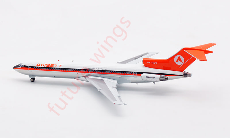 1:200 InFlight200 Ansett B727-200 VH-RMV Aircraft Model With Stand