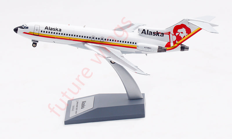 1:200 InFlight200 Alaska Airlines B727-100 N798AS Aircraft Model With Stand