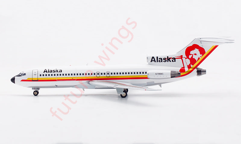 1:200 InFlight200 Alaska Airlines B727-100 N798AS Aircraft Model With Stand