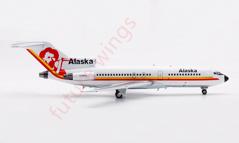 1:200 InFlight200 Alaska Airlines B727-100 N798AS Aircraft Model With Stand