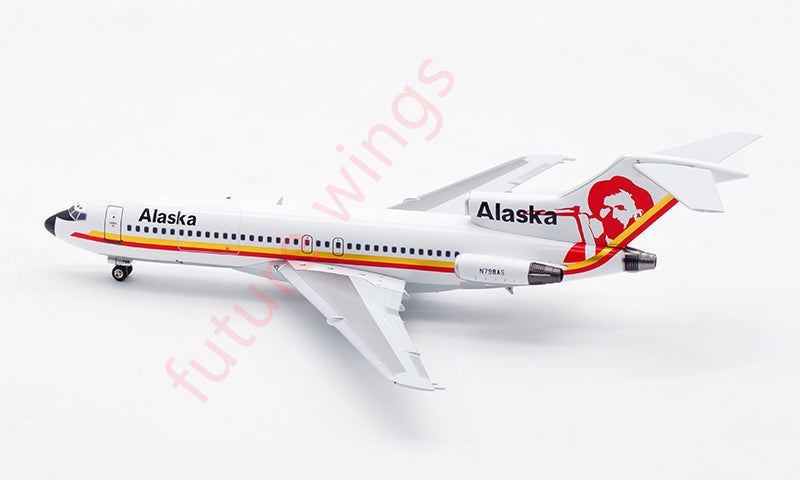 1:200 InFlight200 Alaska Airlines B727-100 N798AS Aircraft Model With Stand