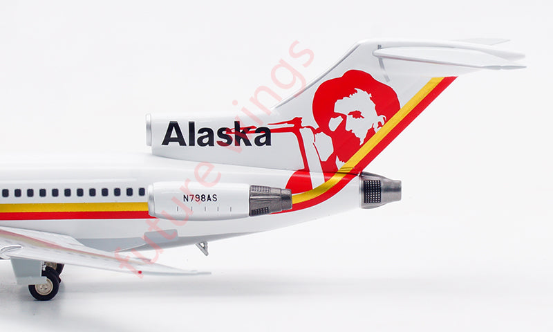 1:200 InFlight200 Alaska Airlines B727-100 N798AS Aircraft Model With Stand