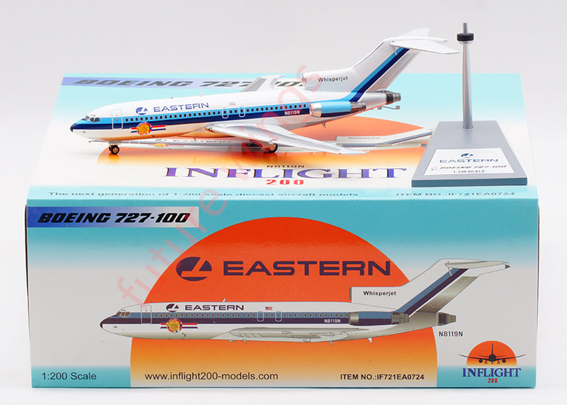 1:200 InFlight200 Eastern Airlines B727-100 N8119N Aircraft Model With Stand