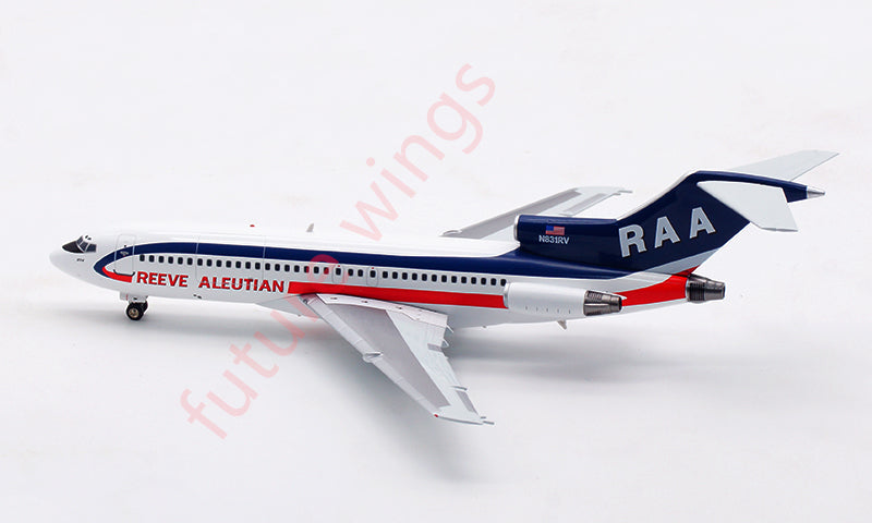 1:200 InFlight200 Reeve Aleutian Airways B727-100 N831RV Aircraft Model With Stand