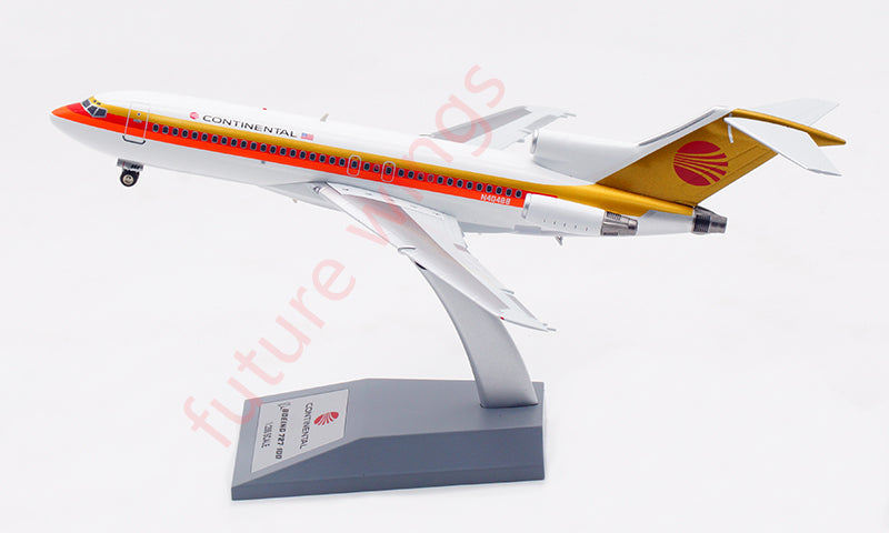 1:200 InFlight200 Continental Airlines B727-100 N40488 Aircraft Model With Stand