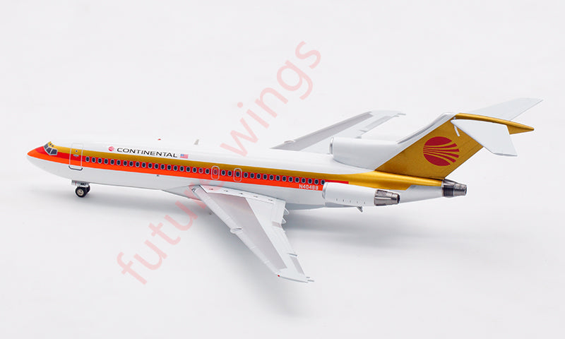 1:200 InFlight200 Continental Airlines B727-100 N40488 Aircraft Model With Stand