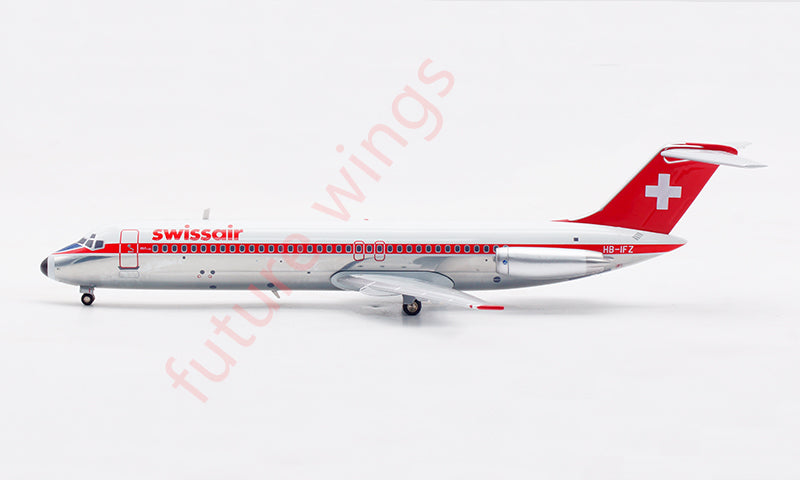 1:200 B-Models Swiss Air DC-9-30 HB-IFZ Diecast Aircraft Model With Stand