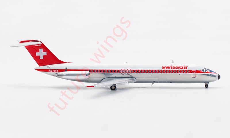 1:200 B-Models Swiss Air DC-9-30 HB-IFZ Diecast Aircraft Model With Stand