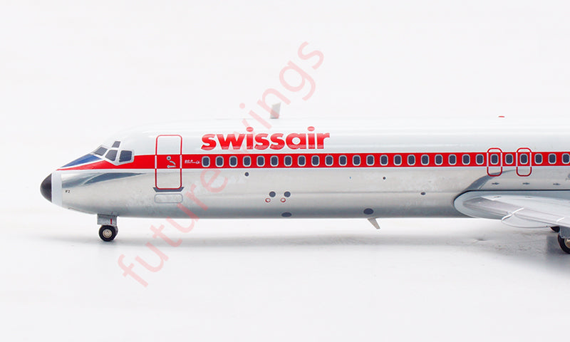 1:200 B-Models Swiss Air DC-9-30 HB-IFZ Diecast Aircraft Model With Stand