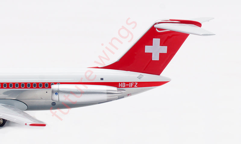 1:200 B-Models Swiss Air DC-9-30 HB-IFZ Diecast Aircraft Model With Stand