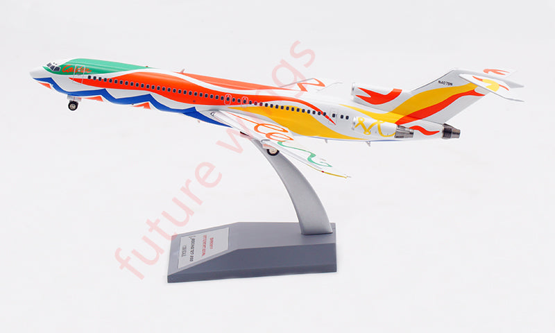 1:200 InFlight200 Braniff Airlines  B727-200 N407BN Aircraft Model With Stand