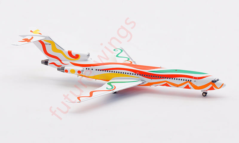 1:200 InFlight200 Braniff Airlines  B727-200 N407BN Aircraft Model With Stand