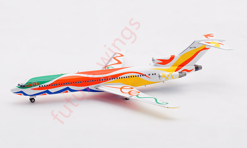 1:200 InFlight200 Braniff Airlines  B727-200 N407BN Aircraft Model With Stand