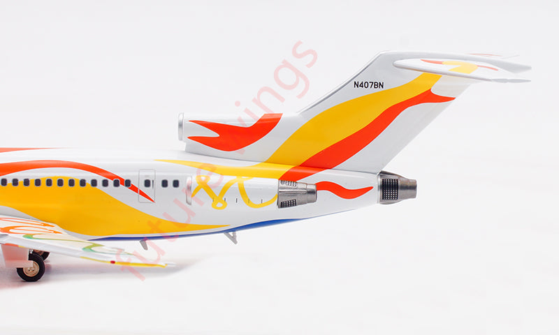 1:200 InFlight200 Braniff Airlines  B727-200 N407BN Aircraft Model With Stand