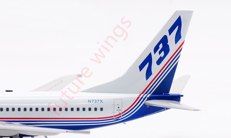 1:200 InFlight200 Boeing House Color B737-700 N737X Aircraft Model With Stand