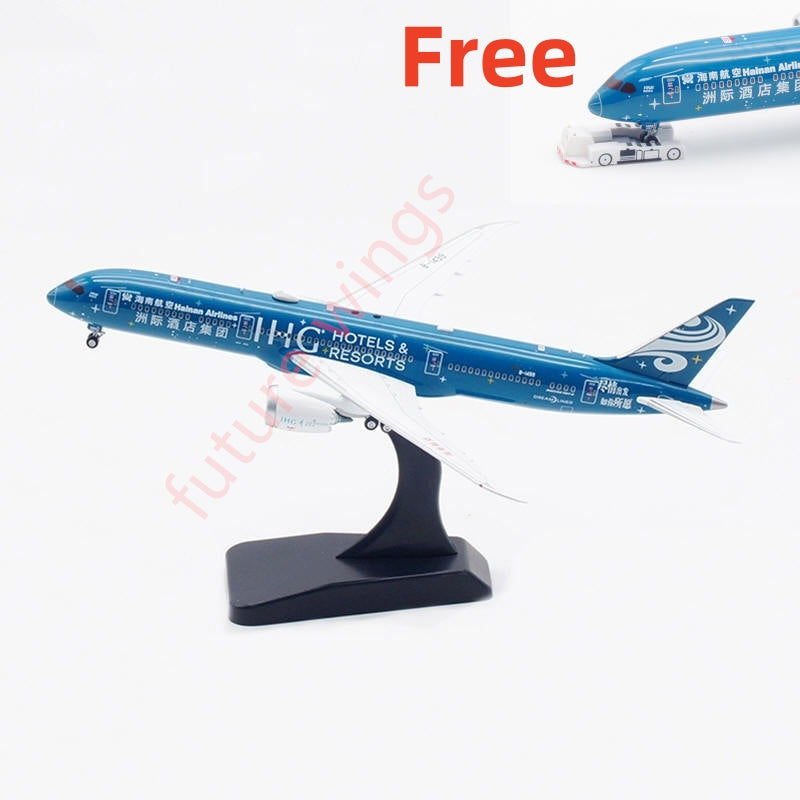 1:400 Aviation400 Hainan Airlines B787-9 B-1499 Aircraft Model Free Tractor+Stand