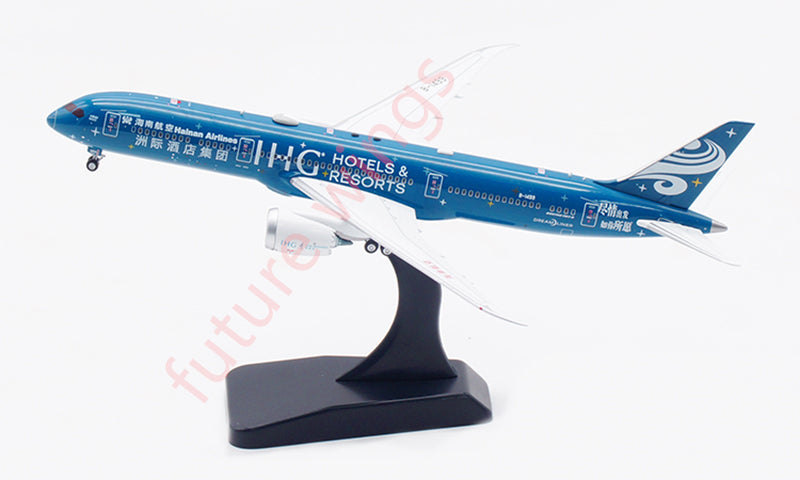 1:400 Aviation400 Hainan Airlines B787-9 B-1499 Aircraft Model Free Tractor+Stand