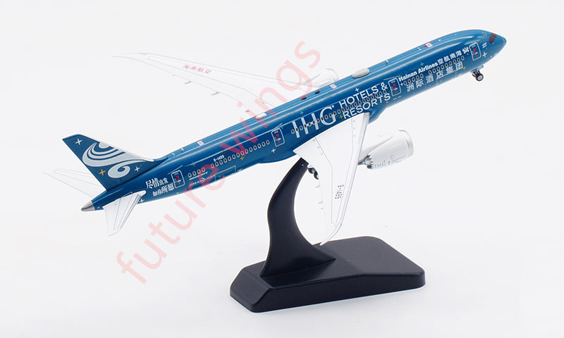 1:400 Aviation400 Hainan Airlines B787-9 B-1499 Aircraft Model Free Tractor+Stand