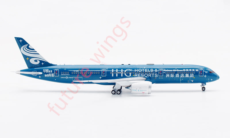 1:400 Aviation400 Hainan Airlines B787-9 B-1499 Aircraft Model Free Tractor+Stand