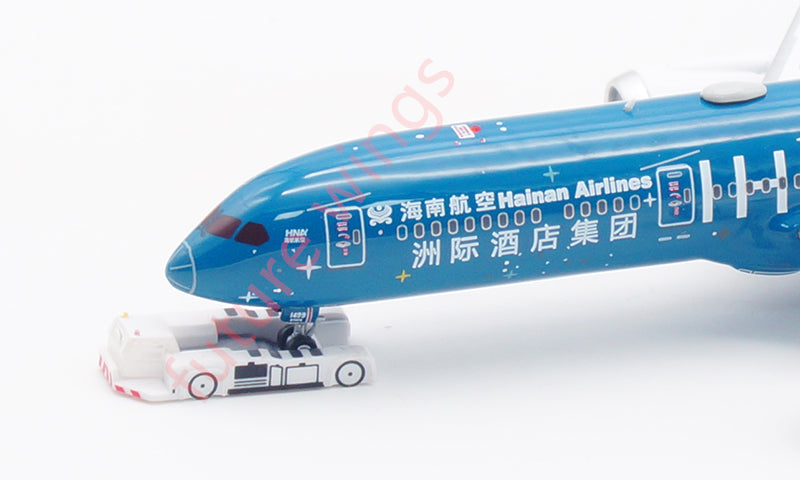 1:400 Aviation400 Hainan Airlines B787-9 B-1499 Aircraft Model Free Tractor+Stand