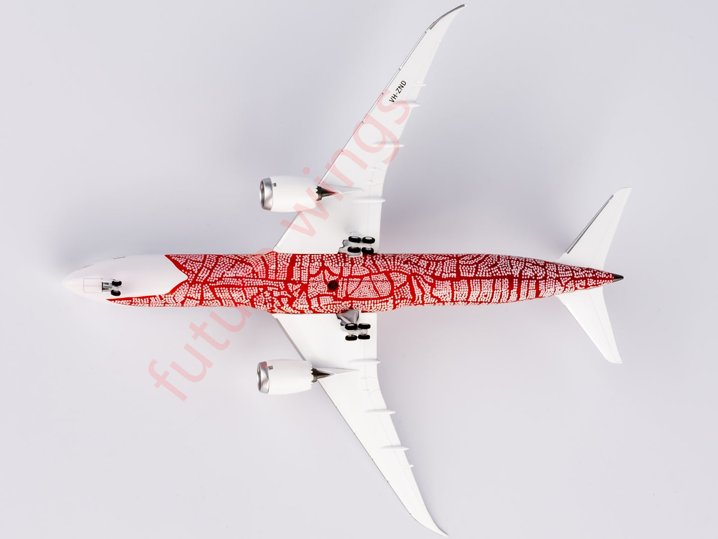 1:400 NG Lite Qantas Airways B787-9 VH-ZND Aircraft Model+Free Tractor