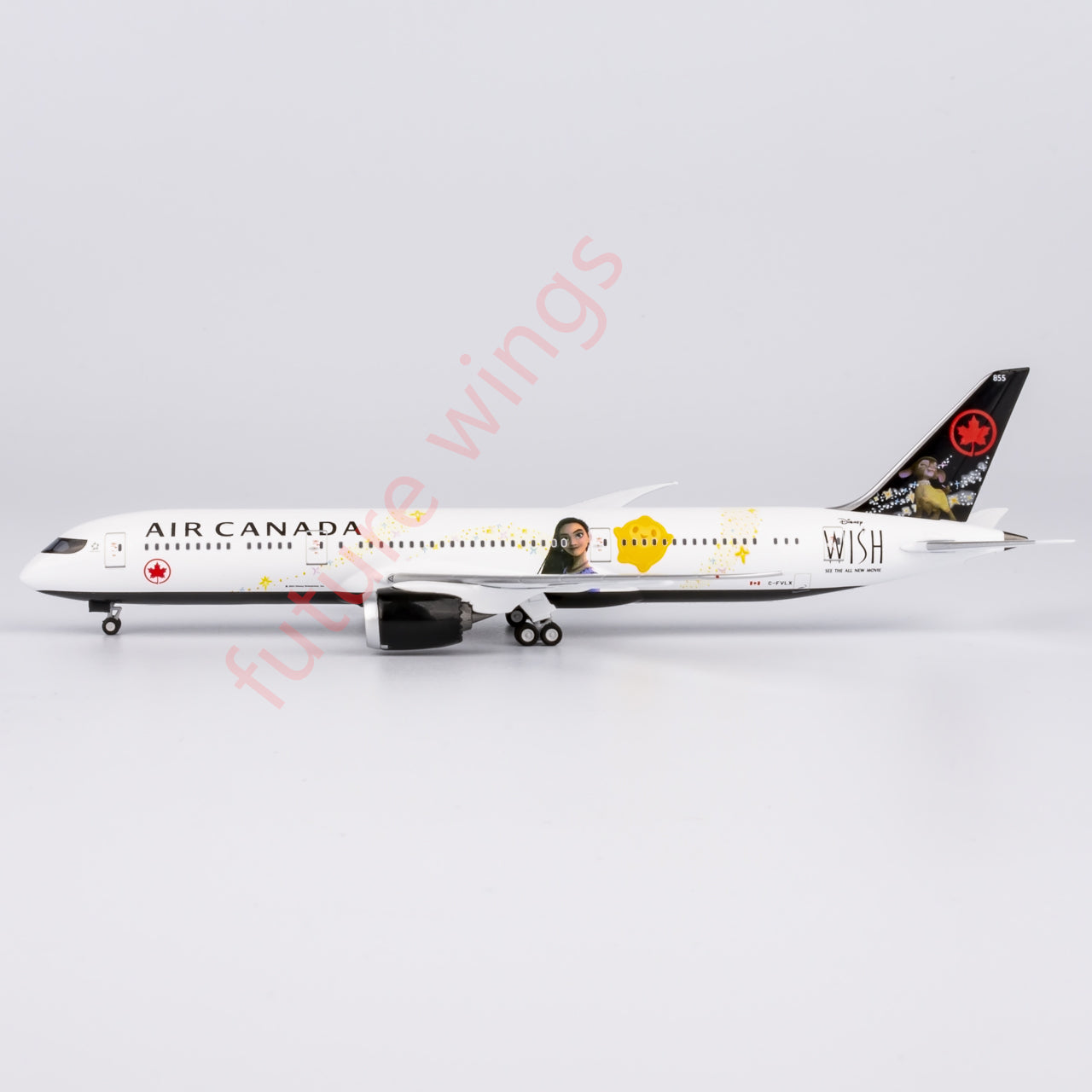 1:400 NG Lite Air Canada 787-9 C-FVLX "Wish" Aircraft Model+Free Tractor