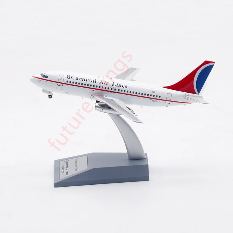 1:200 InFlight200 Carnival Airlines B737-200 N202AU Aircraft Model With Stand